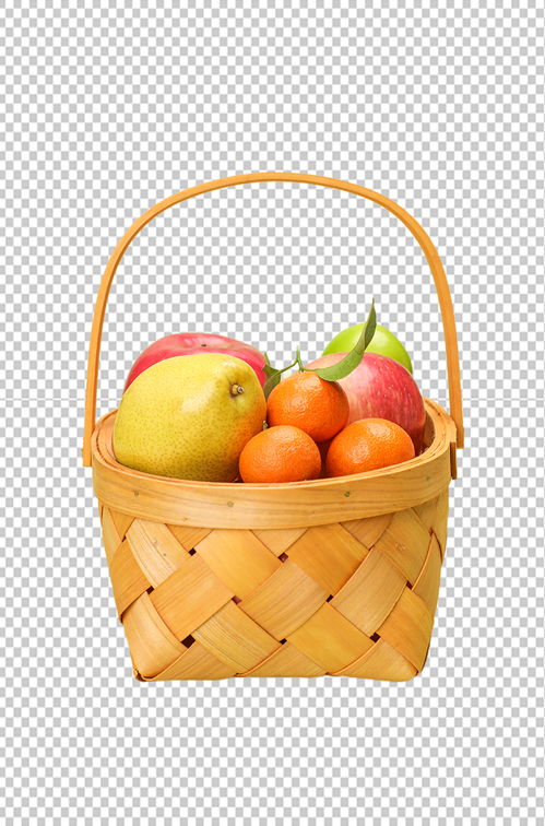 苹果梨子果篮水果食品物品PNG摄影图片 素材13